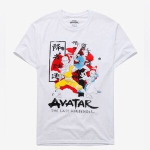 Avatar the Last Airbender Trio T-shirt color white size L new